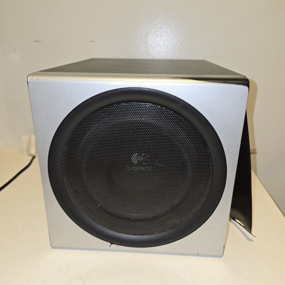 Logitech Z-2300 THX Subwoofer Computer Bass Tested Working